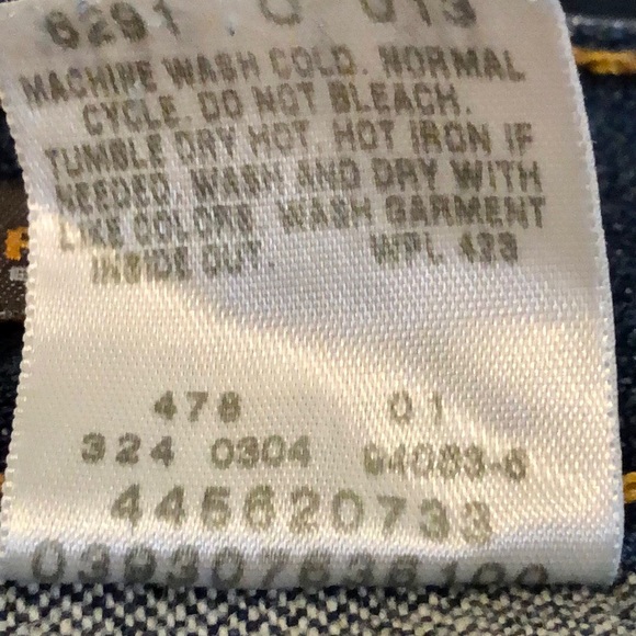 Men's Levi's Silver tap low and loose jeans dark wash - Picture 10 of 13